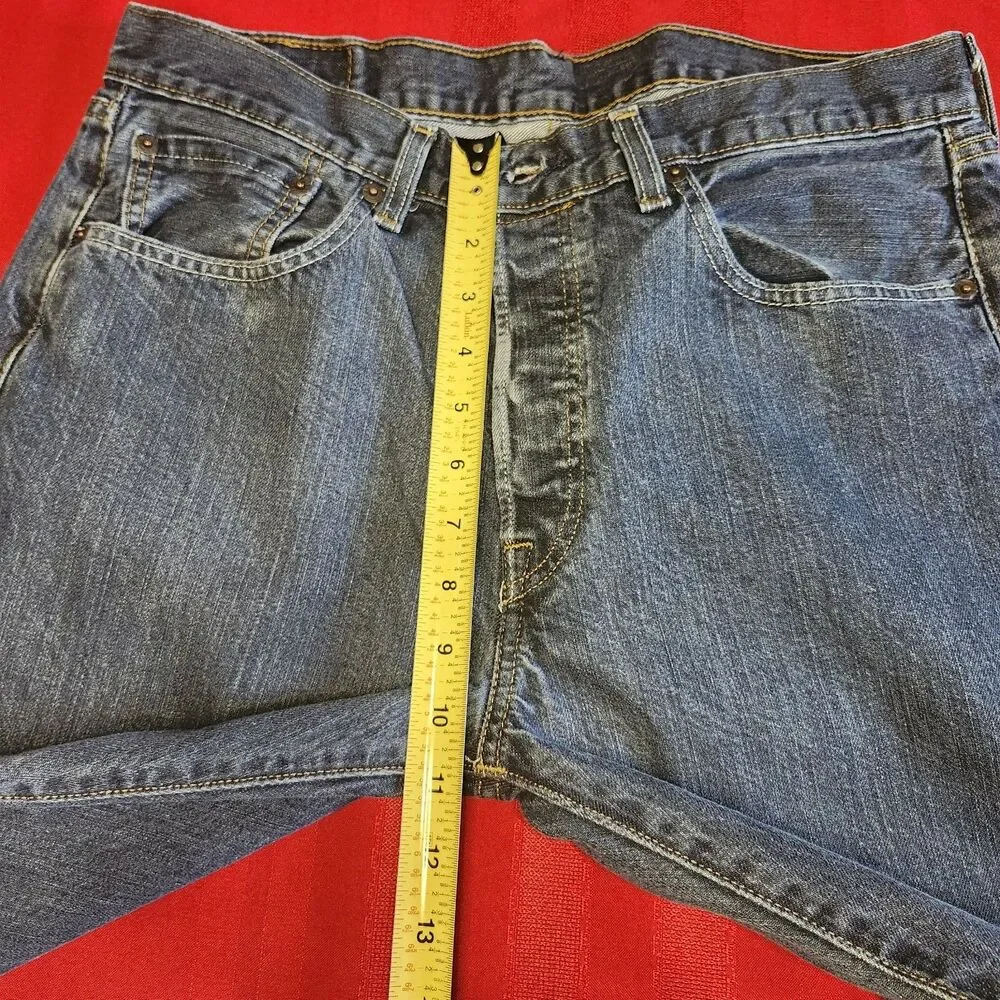 Vtg Levi's 501 Original Fit Jeans Mens 32x34 Medium Wash Denim WaterLess...